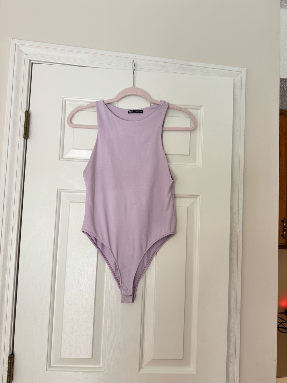 Zara Lilac Sleeveless Girls' One-Piece Bodysuit